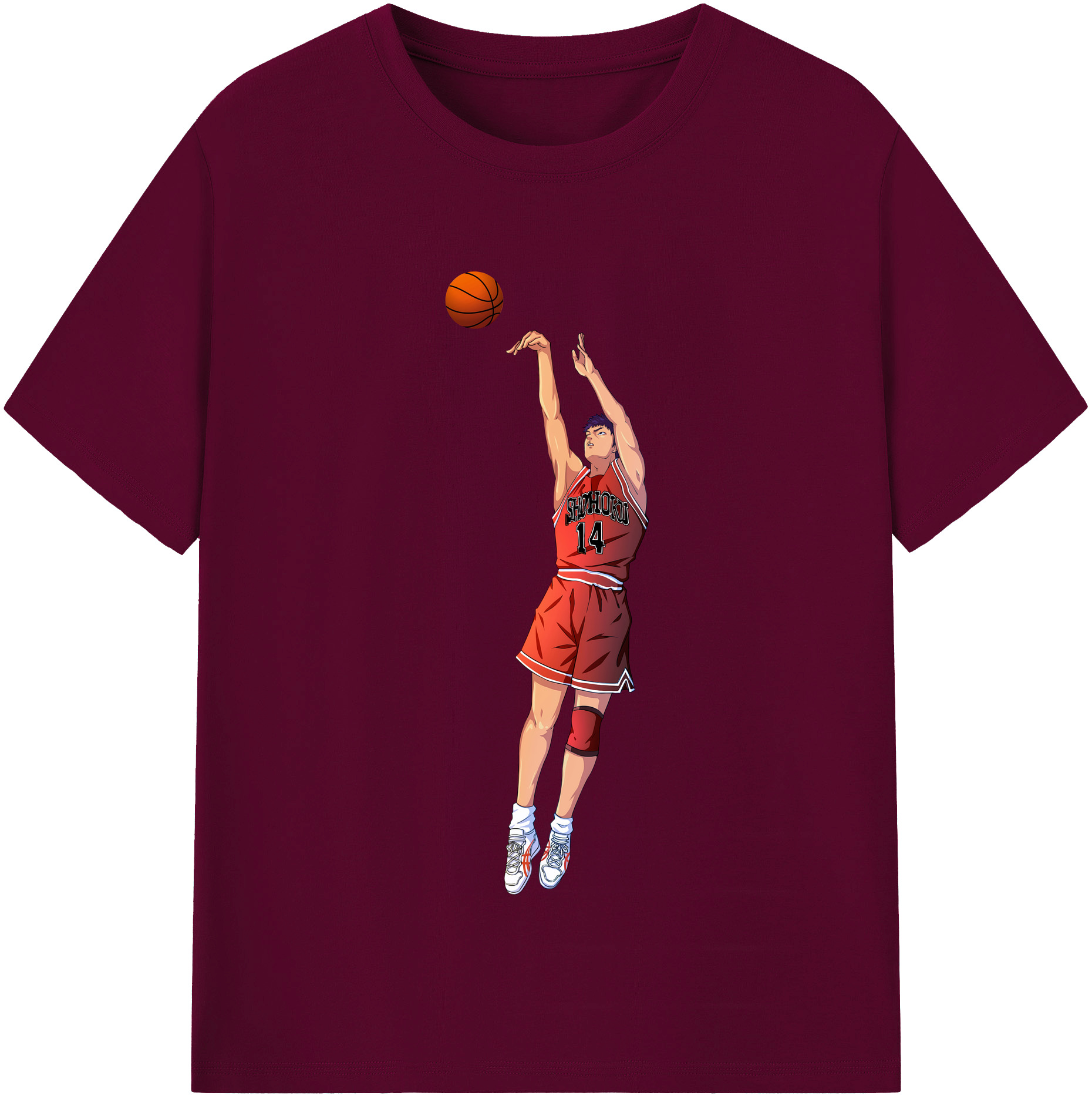 （画像用） SLAM DUNK／スラムダンク レディースカジュアルプリントTシャツ（綿100％）